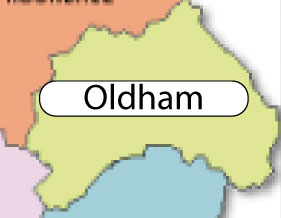 Oldham service area icon