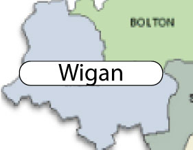 Wigan service area icon